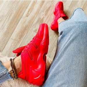 ADIDAS FYW Shock Red Sneakers (BNWOT)